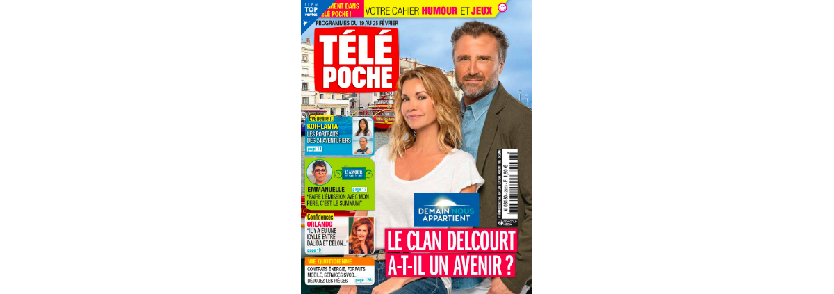 Photo : Couverture du magazine Télé Poche paru le 19 février 2022