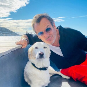 Jean-Luc Reichmann et son chien Donna, amputé d'une patte - Instagram