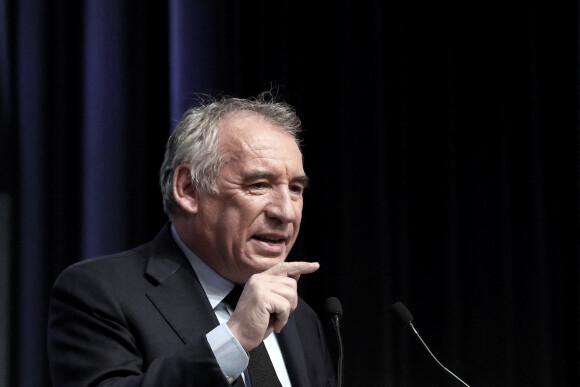 Francois Bayrou lors de la réunion de lancement de la majorité présidentielle appelée Ensemble citoyens, réunissant des membres des partis politiques LREM, MoDem et Horizons, à la Mutualité, Paris, France, le 29 novembre 2021