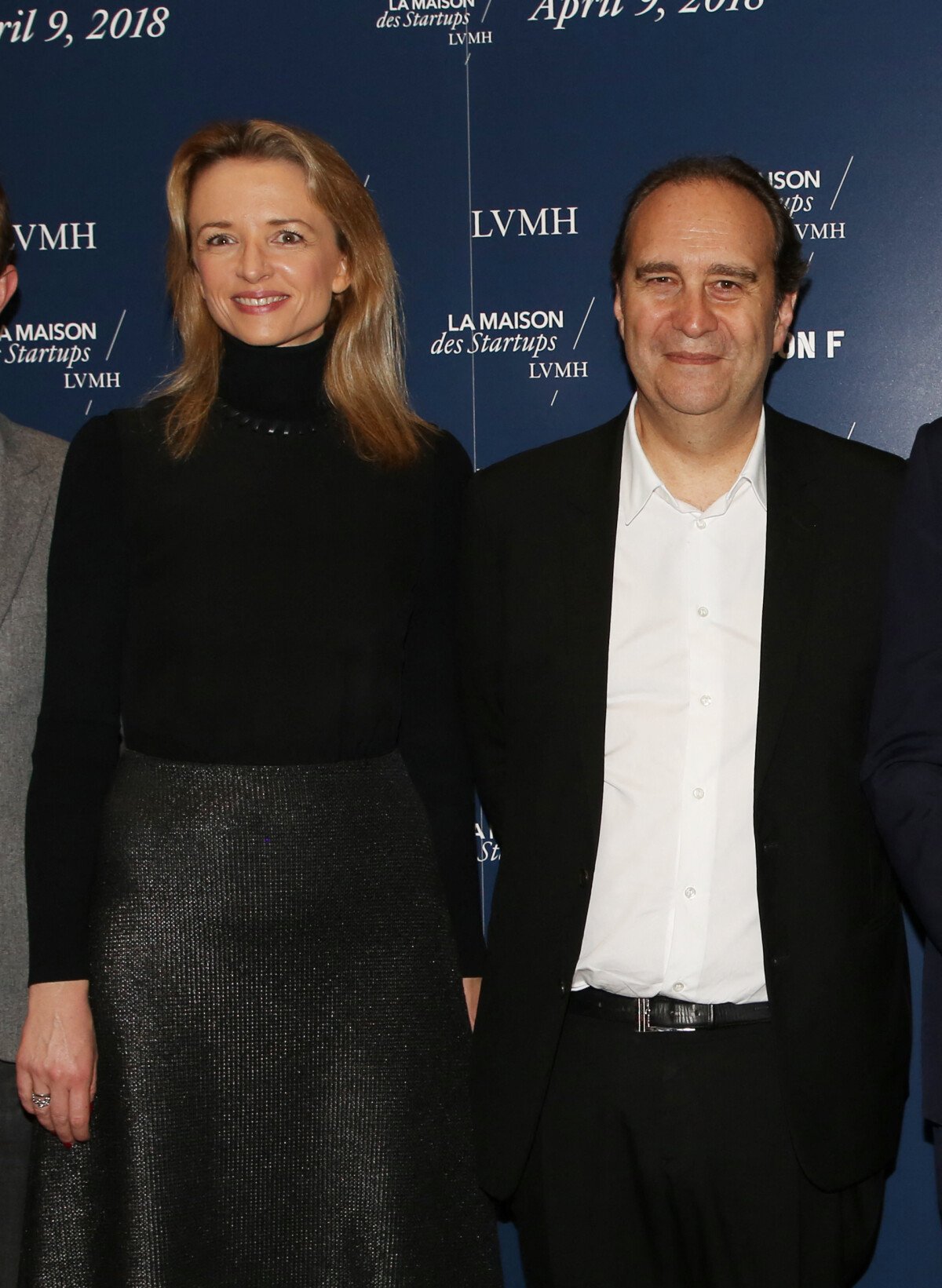 Xavier Niel et Delphine Arnault CELEBRITES : Finale Messieurs