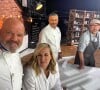 Philippe Etchebest, Hélène Darroze, Paul Pairet et Glenn Viel sur le tournage de "Top Chef 2022"