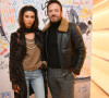 Exclusif - Samuel Le Bihan et sa nouvelle compagne Stefania Cristian - People lors de la présentation de la collection capsule de la maison Lanvin "Poetry in Motion", une nouvelle ligne jeune "surfer" , à la boutique Lanvin à Paris © Veeren / Bestimage 