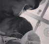 Slimane et son bébé sur Instagram.