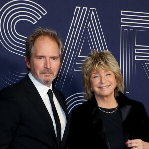 Danièle Thompson et son fils Christopher - Photocall de la 47ème édition de la cérémonie des César à l'Olympia à Paris, le 25 février 2022. © Borde-Jacovides/Bestimage