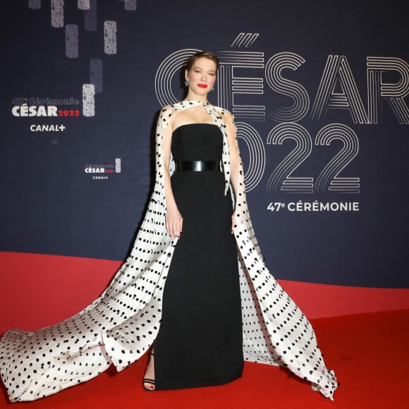 Léa Seydoux - Photocall de la 47ème édition de la cérémonie des César à l'Olympia à Paris, le 25 février 2022. © Borde-Jacovides/Bestimage