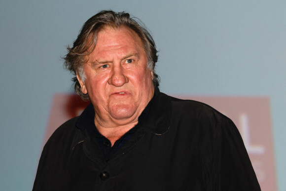 Gérard Depardieu lors du Festival Premiers Plans à Angers le 28 janvier 2022 pour la présentation du film "Umani" © Laetitia Notarianni / Bestimage 