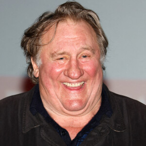 Gérard Depardieu et Zinedine Soualem lors du Festival Premiers Plans à Angers le 28 janvier 2022 pour la présentation du film "Umani" © Laetitia Notarianni / Bestimage 