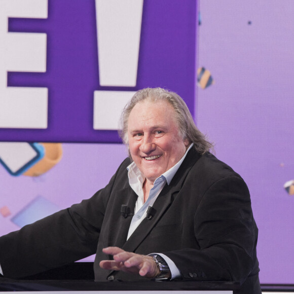 Exclusif - Gérard Depardieu - Première émission TPMP (Touche Pas à Mon Poste!) de la saison pour Cyril Hanouna et son équipe de chroniqueurs à Paris le 31 août 2020. © Jack tribeca / Bestimage