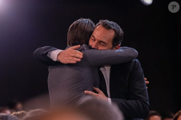 Pierre Niney, Gilles Lellouche - 47e édition de la cérémonie des César à l'Olympia à Paris le 25 février 2022. © Borde / Jacovides / Bestimage
