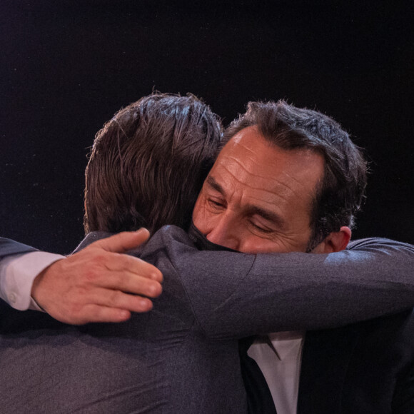 Pierre Niney, Gilles Lellouche - 47e édition de la cérémonie des César à l'Olympia à Paris le 25 février 2022. © Borde / Jacovides / Bestimage