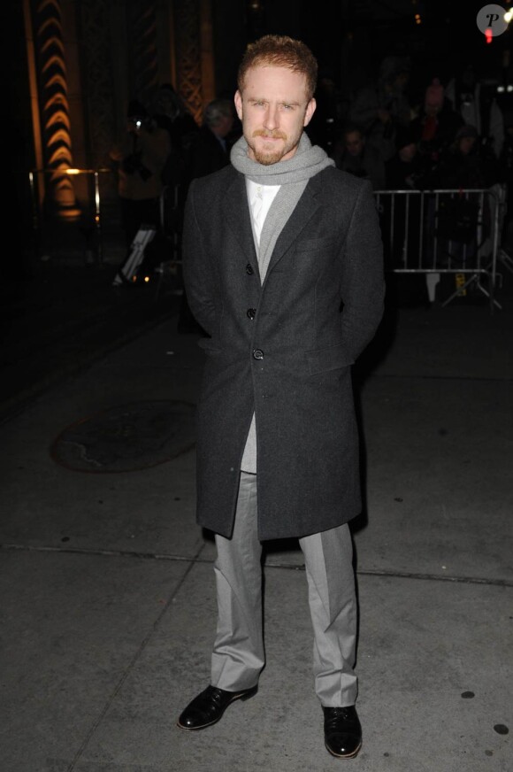 Le séduisant Ben Foster, à l'occasion du gala de la National Board of Review of Motion Pictures Awards, qui s'est tenu au Cipriani de New York, le 12 janvier 2010.