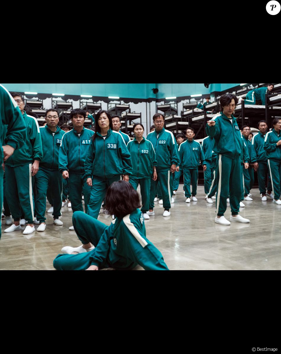 Image tirée de la série "Squid Game", diffusée sur Netflix depuis le 17 septembre 2021. © Netflix/Entertainment Pictures/ZUMAPRESS.com