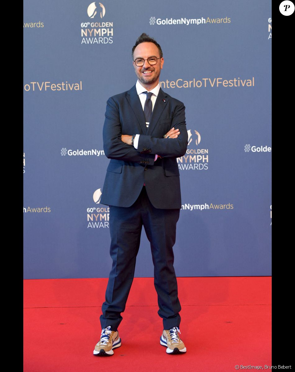 Jarry lors du photocall de la cérémonie des Nymphes d'Or du 60ème festival de télévision de Monte Carlo au Grimaldi Forum à Monaco le 22 juin 2021. © Bruno Bebert / Bestimage