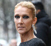 Céline Dion arrive au défilé de mode Haute-Couture printemps-été " Alexandre Vauthier" au Grand Palais à Paris