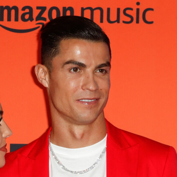 Cristiano Ronaldo et sa compagne Georgina Rodriguez à la soirée MTV European Music Awards 2019 (MTV EMA's) au FIBES Conference and Exhibition Centre à Séville en Espagne, le 3 novembre 2019