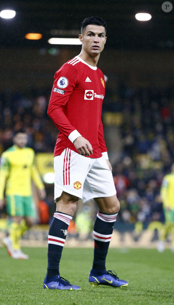 Cristiano Ronaldo lors du match de Premier League "Norwich City - Manchester United (0-1)" à Norfolk, le 12 décembre 2021. © Cover Images via ZumaPress/Bestimage