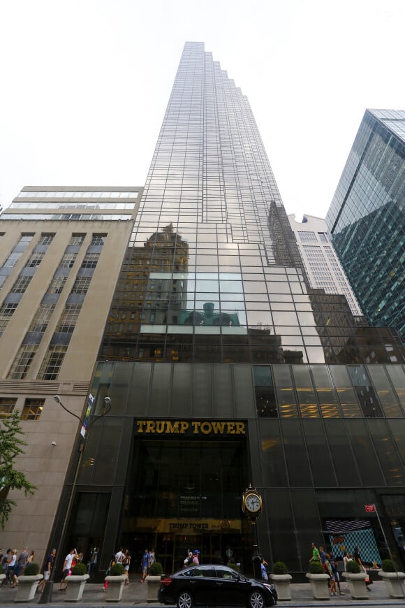 Illustration de la Tour Trump à New York, où Cristiano Ronaldo a acheté un appartement d'une valeur de 18,5 millions de dollars.