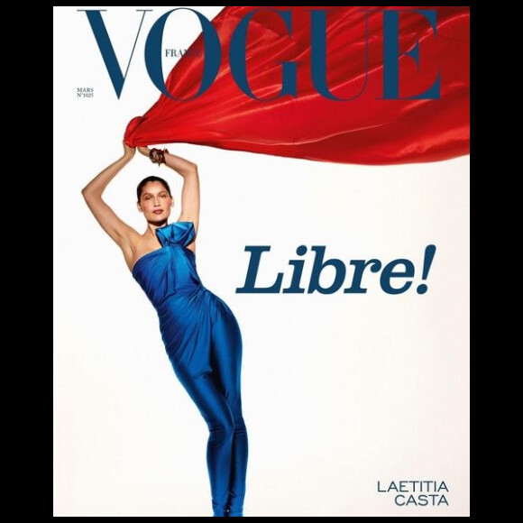 Retrouvez l'interview intégrale de Laëtitia Casta dans le magazine Vogue, n°1025 du 1er mars 2022.