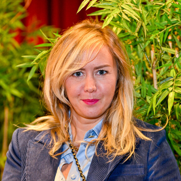 Enora Malagré en conférence de presse lors du Festival International du Film de Comédie de Liège, le 5 novembre 2021. © Frédéric Andrieu/Bestimage 