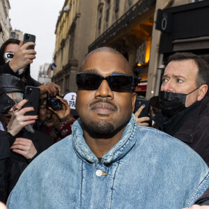 Kanye West (Ye) au défilé Kenzo - People à Paris en marge de la fashion week le 23 janvier 2022. © Pierre Perusseau / Bestimage 