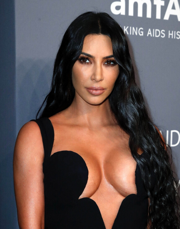 Kim Kardashian au photocall de la 21ème édition du "amfAR Gala" au profit de la recherche contre le SIDA au Cipriani Wall Street à New York. Le 6 février 2019. 
