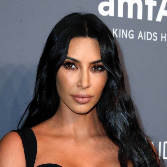 Kim Kardashian au photocall de la 21ème édition du "amfAR Gala" au profit de la recherche contre le SIDA au Cipriani Wall Street à New York. Le 6 février 2019. 