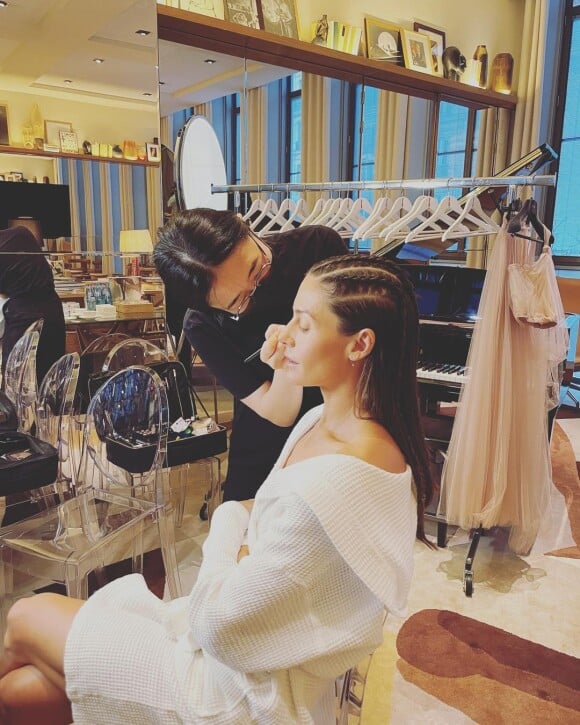 Natasha Andrews a remercié sa fille Lola pour son magnifique look pour la cérémonie des César. @ Instagram / Natasha Andrews