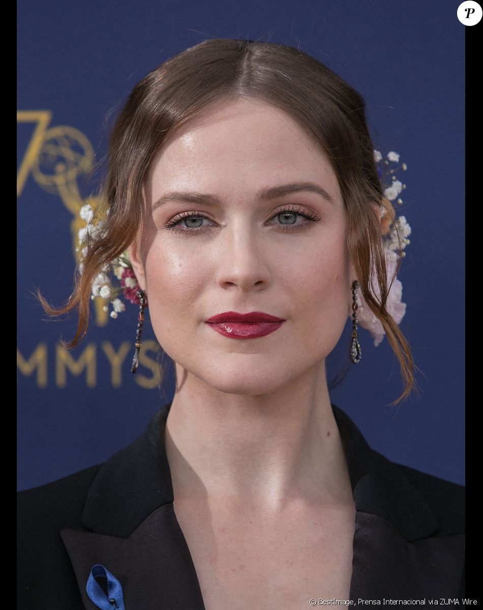 Info - Marilyn Manson porte plainte contre son ex compagne Rachel Even Wood qui l'accuse de viol - Evan Rachel Wood sur le tapis rouge des Emmy Awards à Los Angeles le 17 septembre 2018 © Prensa Internacional via ZUMA Wire / Bestimage
