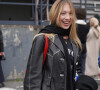 Lila Moss, la fille de Kate Moss a défilé pour Coperni lors du défilé automne-hiver 2022-2023 de la marque, au Studio 130. Saint-Denis, le 3 mars 2022.