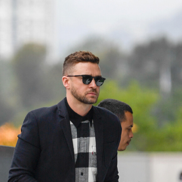 Exclusif - Justin Timberlake a été aperçu avec sa femme Jessica Biel à Los Angeles le 18 juin 2019. 