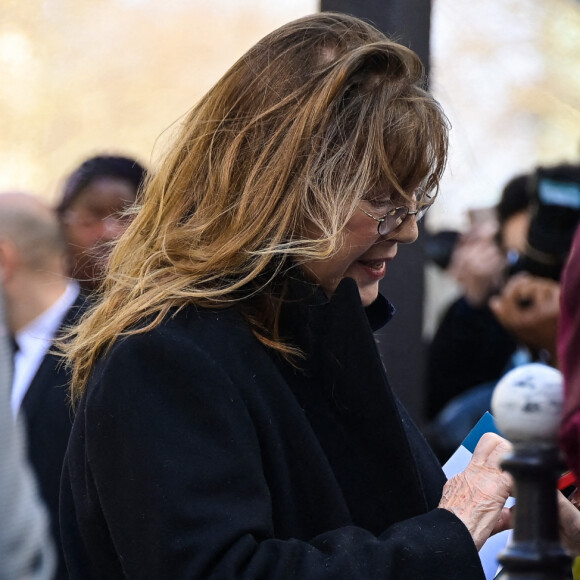 Jane Birkin - Défilé de mode automne-hiver 2022/2023 "Hermes" lors de la Fashion Week de Paris. Le 5 mars 2022. © Federico Pestellini / Panoramic / Bestimage