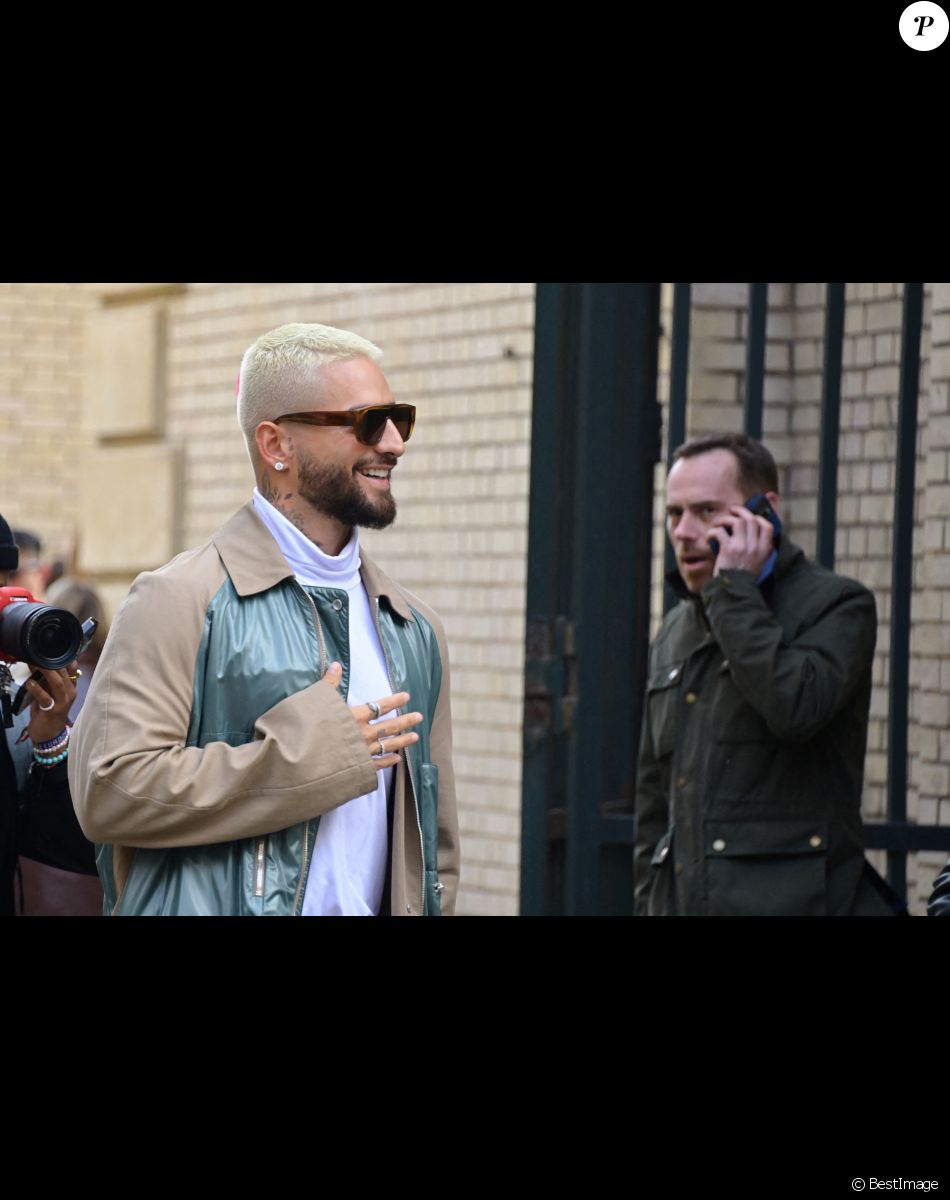 Maluma - Défilé de mode automne-hiver 2022/2023 "Hermes" lors de la Fashion Week de Paris. Le 5 mars 2022. © Federico Pestellini / Panoramic / Bestimage