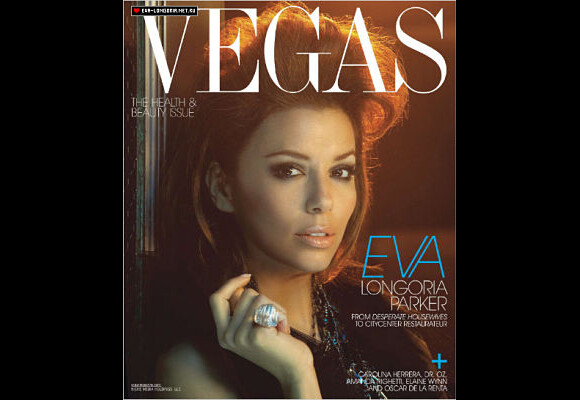 Eva Longoria en couverture de Vegas Magazine
