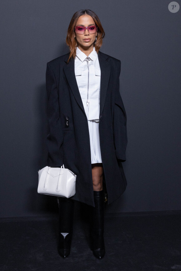 Anitta assiste au défilé de mode Givenchy, collection automne-hiver 2022/2023, à la Paris La Défense Arena. Paris, le 6 mars 2022. © Olivier Borde / Bestimage