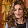 Letizia d'Espagne et le prince Felipe au Palais Zarzuela à Madrid le 14 janvier 2010
