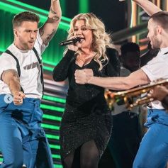 Kelly Clarkson a présenté la cérémonie des Billboard Music Awards 2019. Las Vegas, le 1er mai 2019.