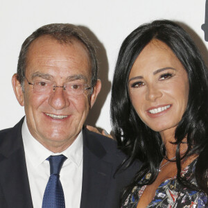 Jean-Pierre Pernaut et sa femme Nathalie Marquay - Gala de charité au profit de l'association "Les Bonnes fées" à l'hôtel d'Evreux, Place Vendôme à Paris, le 20 mars 2017. © Christophe Aubert via Bestimage