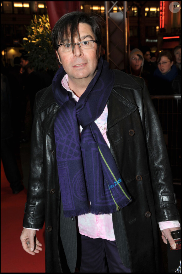 Gilles Verlant lors de la première du film Gainsbourg (vie héroïque) à Paris le 14 janvier 2010