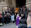 Sortie du cercueil - Sorties des obsèques de Jean-Pierre Pernaut en la Basilique Sainte-Clotilde à Paris, France le 9 mars 2022. © Aurelien Morissard/Panoramic/Bestimage