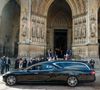 Corbillard Maserati - Obsèques de Jean-Pierre Pernaut en la Basilique Sainte-Clotilde à Paris  © Cyril Moreau / Bestimage