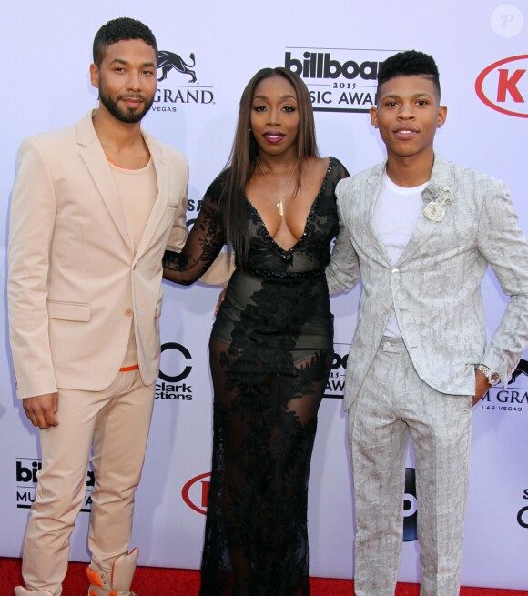 Jussie Smollett, Estelle, Bryshere Y. Gray - Soirée des "Billboard Music Awards" à Las Vegas le 17 mai 2015.