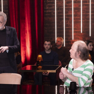 Exclusif - Laurent Ruquier, Philippe Katerine - Sur le plateau de l'émission OEED (On Est En Direct) présentée par L.Salamé et L.Ruquier - Paris le 12/03/2022 - © Jack Tribeca / Bestimage