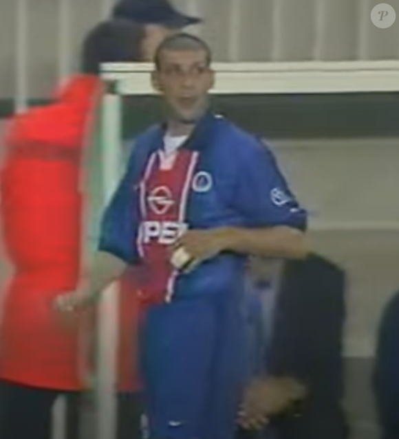 Bruno Rodriguez au PSG en 1999.