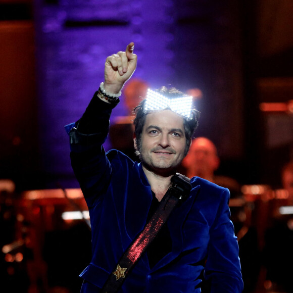 Exclusif - Matthieu Chedid - Enregistrement de l'émission "Symphonie pour la Vie, Spéciale Pièces jaunes" au Théâtre national de l'Opéra Comique à Paris, qui sera diffusée le 10 février sur France 3 © Dominique Jacovides / Bestimage 