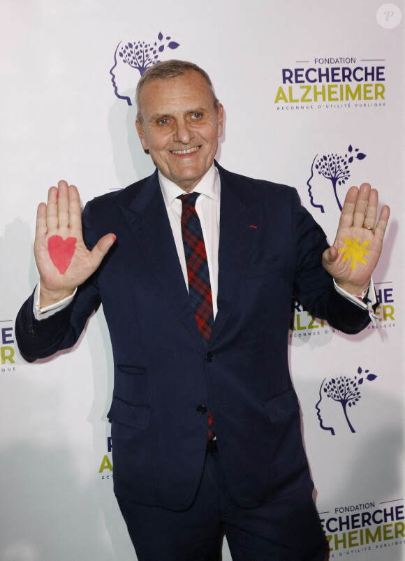 Jean-Charles de Castelbajac - Photocall du XVème gala pour la Fondation Recherche Alzheimer à l'Olympia à Paris le 14 mars 2022. © Photo Marc Ausset-Lacroix/Bestimage