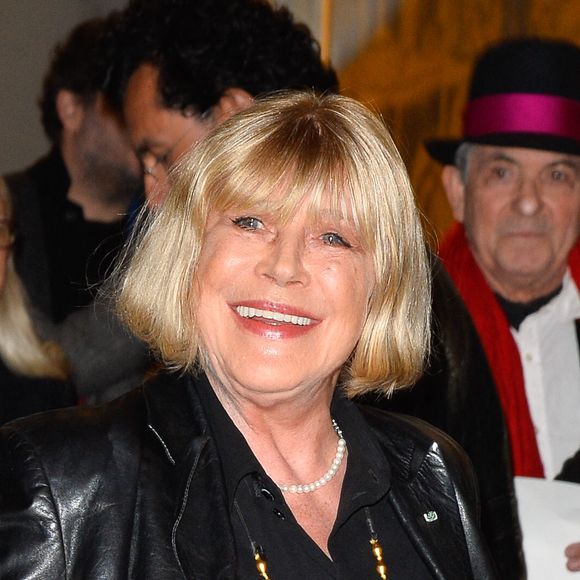 Marianne Faithfull - Cérémonie de remise des insignes de Chevalier de l'Ordre national de la Légion d'honneur à M. A. Gillot au ministère de la Culture et la Communication à PAris, France, le 15 mars 2017. © Coadic Guirec/Bestimage 