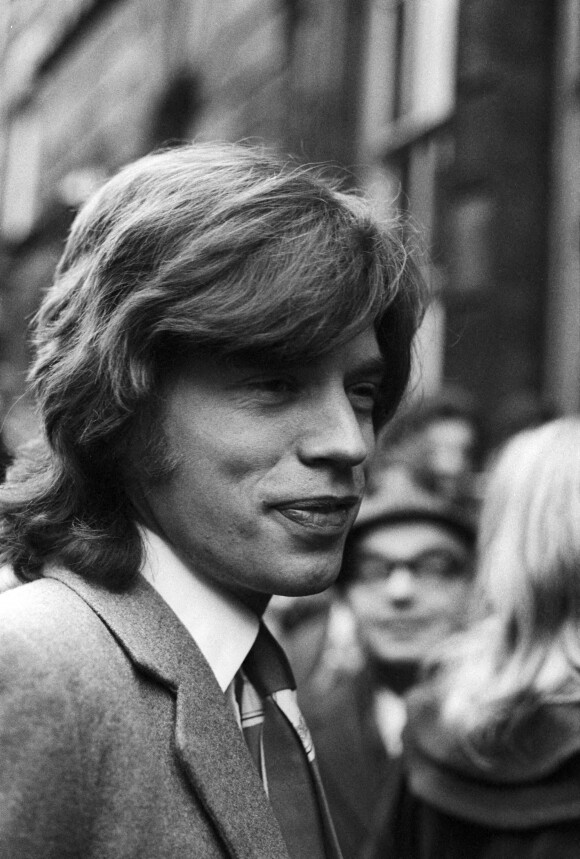 Mick Jagger and Marianne Faithfull étaient jugés pour possession de drogues au Marlborough Street Magistrates Court, à Londres, en 1970. Photo by The Times/News Licensing/ABACAPRESS.COM