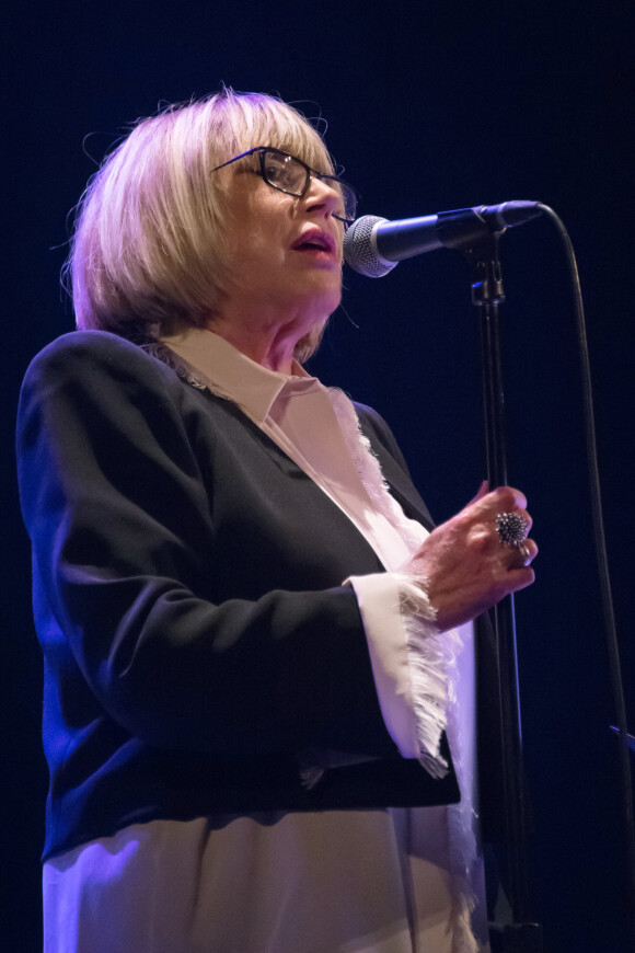 Marianne Faithfull en concert au Trianon à Paris. Le 7 octobre 2015 