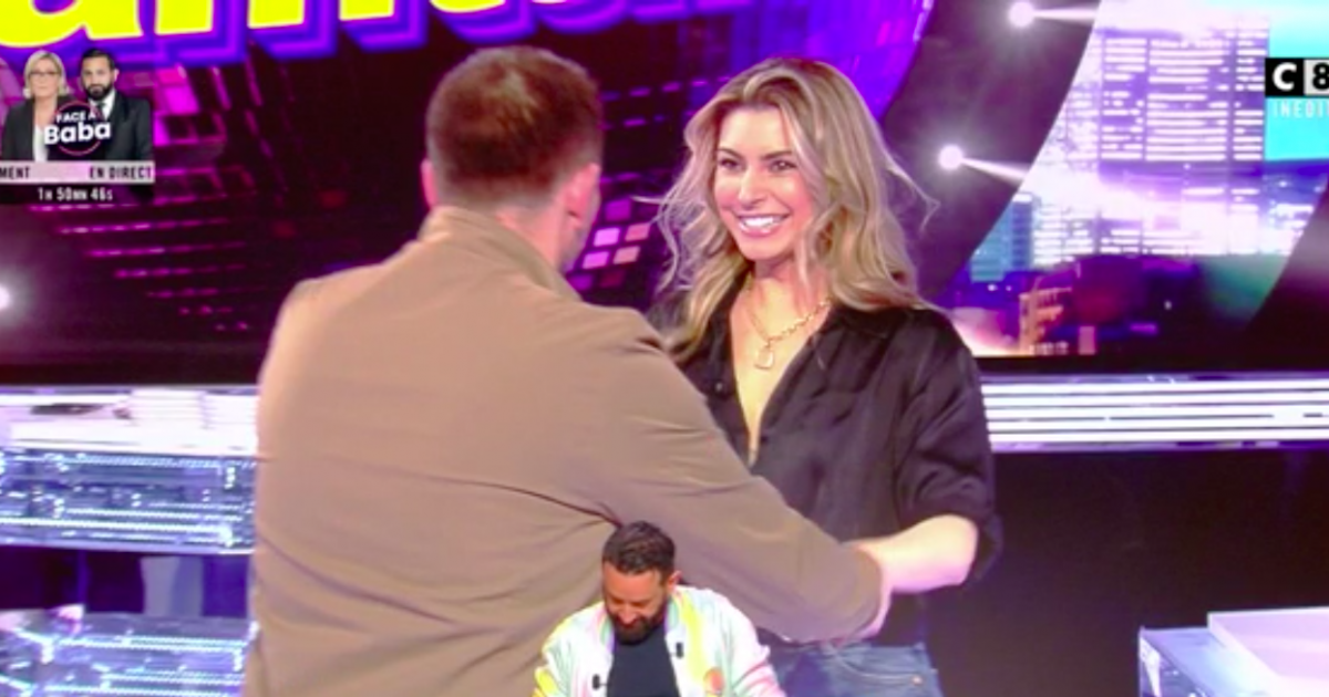 Raymond Aabou est tombé sous le charme de la danseuse Candice Pascal sur le plateau de Touche