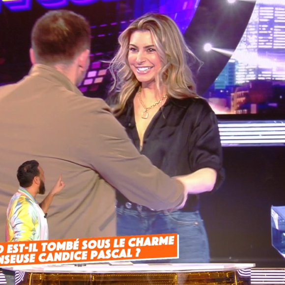 Raymond Aabou est tombé sous le charme de la danseuse Candice Pascal sur le plateau de Touche pas à mon poste